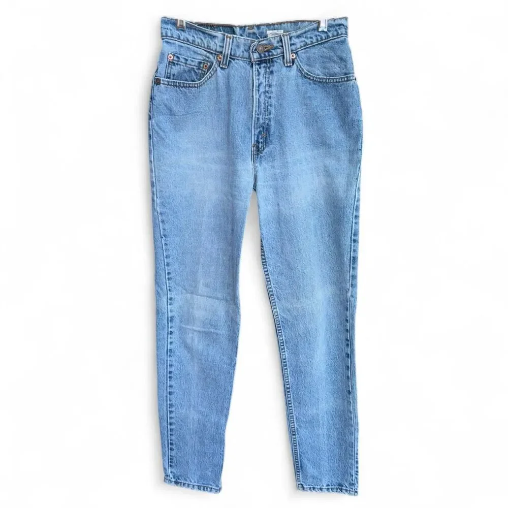 Light blue vintage Levi's 512 slim fit tapered leg jeans size 9M
